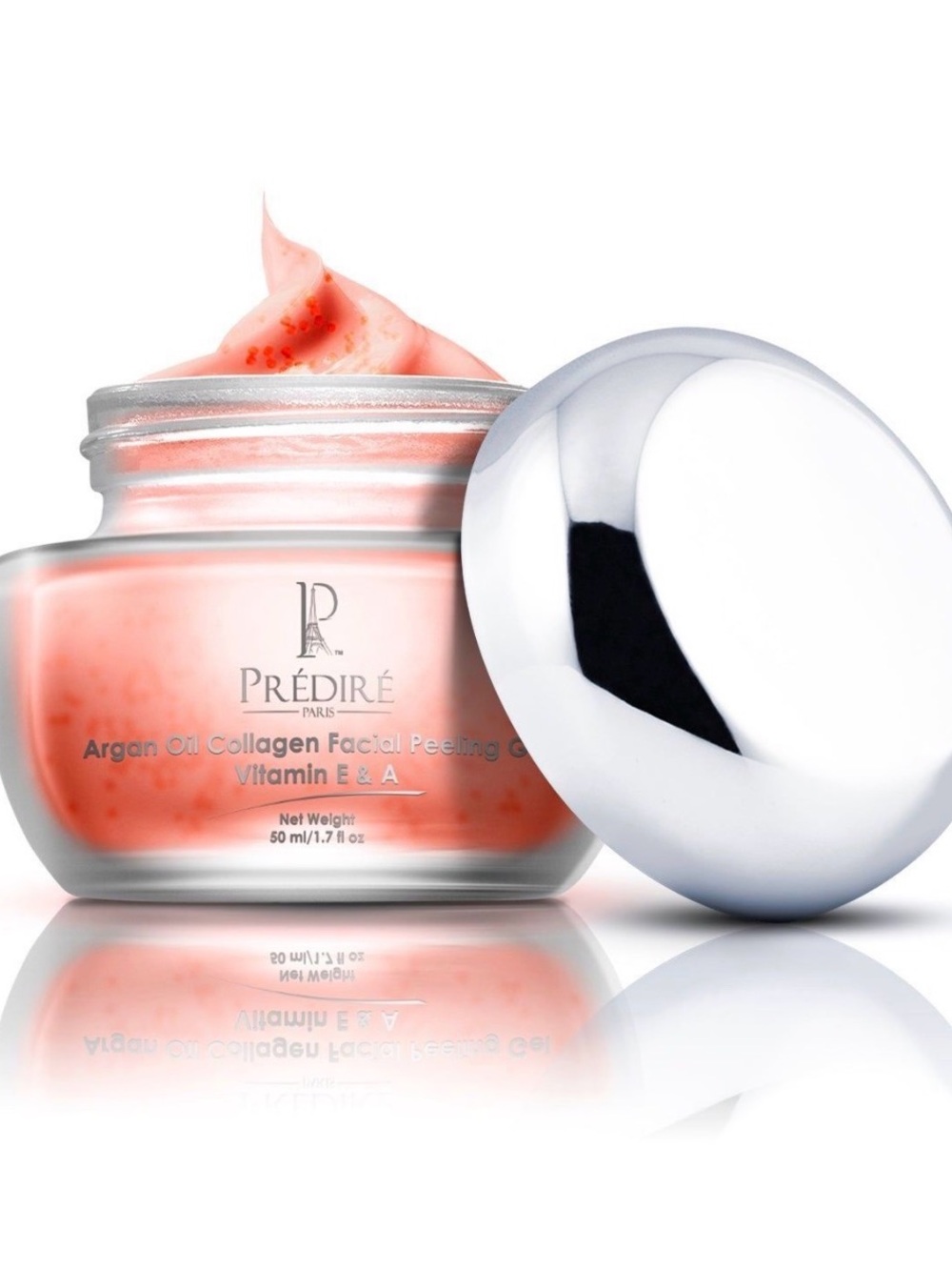 Prédiré Argan Oil Collagen Facial Peeling Gel - Coral Pink - Picture 3 of 4